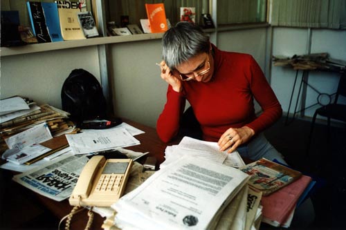 Anna Politkovskaya.